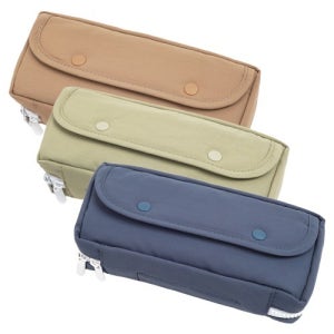 포포팬시 저소음 포켓 3단 펜 파우치