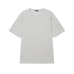 [헤지스]  HAZZYS 남성 그레이 멜란지 면혼방 반팔 티셔츠 HZTS3B892G2