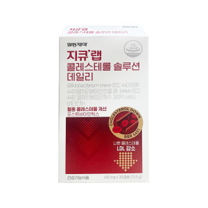 지큐랩 콜레스테롤 솔루션 데일리 30캡슐