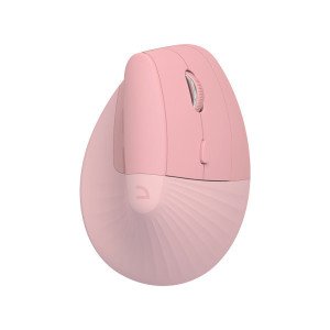 앱코 앱코 WEM60 무선 블루투스 인체공학 버티컬 저소음 마우스 핑크