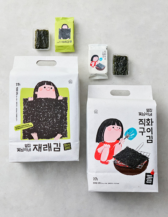 옆집 꽃님이네 직화구이김 성분 분석