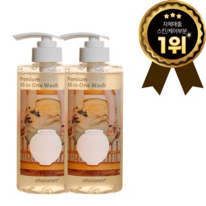 [1+1구성] 피지분비 머리냄새 몸냄새 OUT/아토카렌 카렌듈라 올인원 워시 500ml ESVFXX00004