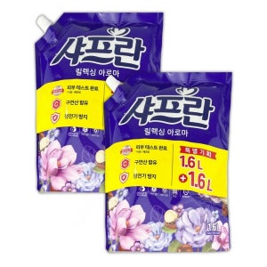 샤프란 아로마 릴렉싱 1600ml 리필용 2P
