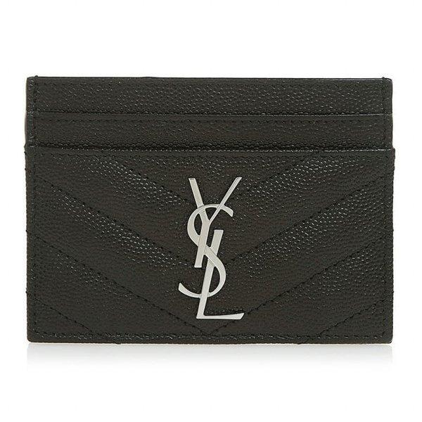 생 로랑 모노그램 카드 케이스 (업데이트된 모델 또는 새로운 디자인)