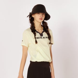 배색 포인트 카라 시어서커 셔츠YE