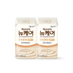 [본사공식몰] 뉴케어 구수한맛 클래식 (빨대형) 200ml (48팩)(캔x) 대상웰라이프 환자식 환자 노인 영양식 단백질 아침 음료 유동식 부모님 식사대용식 완전 균형영양식