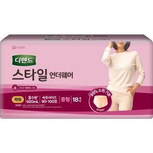 디펜드 디펜드 스타일 언더웨어 여성파워 중형 18개입 (N4)