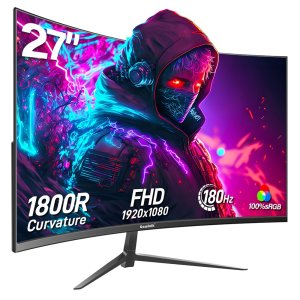 34인치 울트라와이드 커브드 게이밍 모니터 165Hz UWQHD 4k 27인치 모니터 180Hz FHD 커브드 컴퓨터 화면 Gawfolk 할인중  70cm  27inch 1k 18