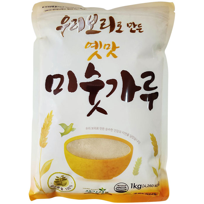 삼진식품 우리보리로 만든 옛맛 미숫가루 성분 분석