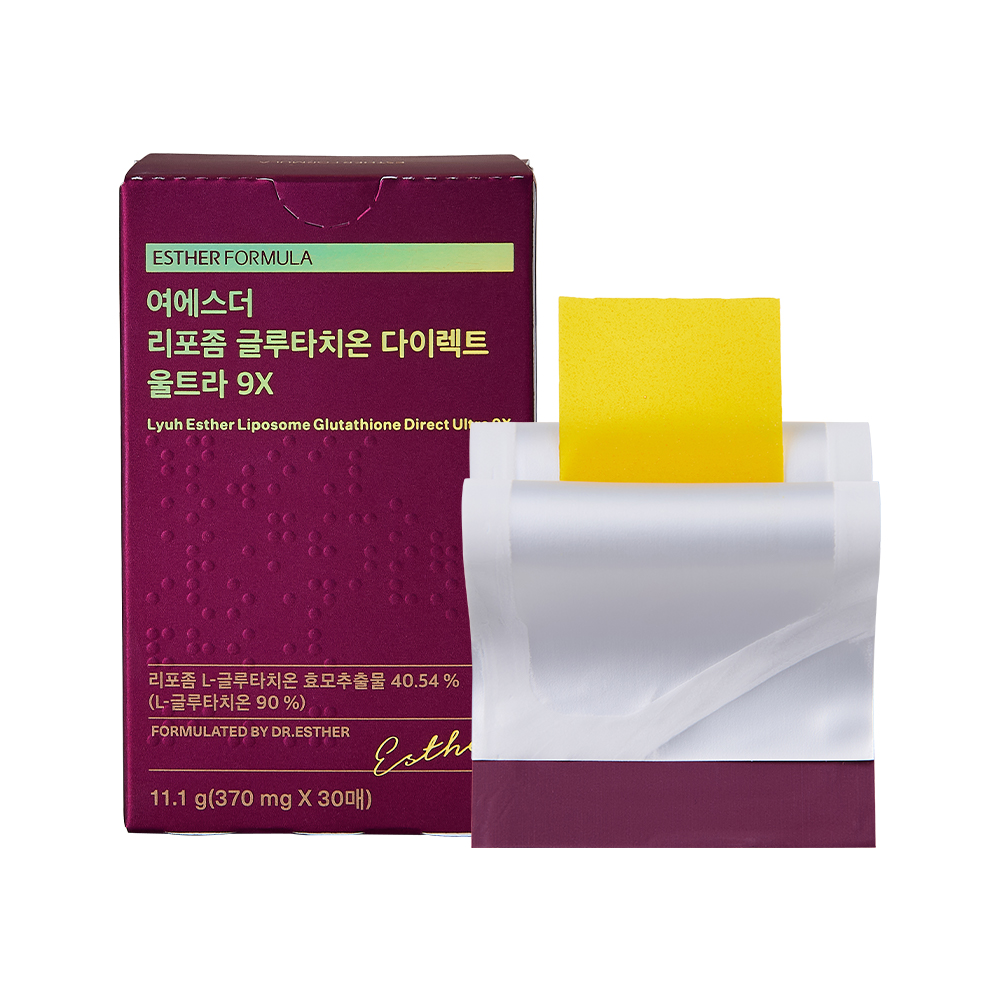<b>에스더포뮬러</b> 리포좀 글루타치온 울트라 9X 370mg x 30매, 5개