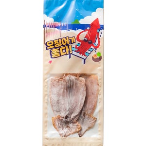 오징어가좋다(지퍼형)[곱창김,황태채,쥐포,오징어채,북어채,미역,다시마,냉동수산물,김,건수산물봉투,건매생이,건어물,지퍼팩,반건오징어,건조오징어,건수산물포장지,건어물봉투,건어물포장지,