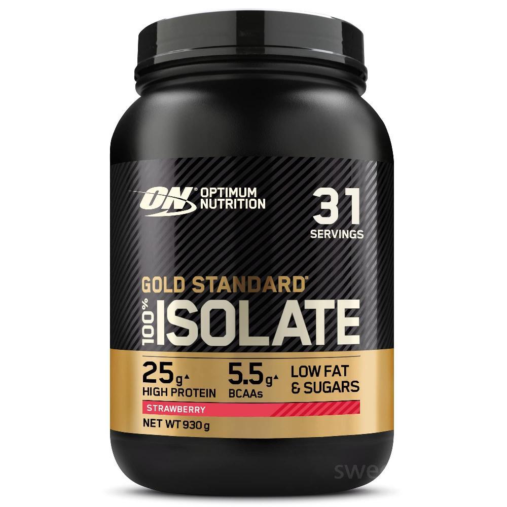 Optimum Nutrition ON Gold Standard 100 분리 순수 유청 단백질 천연 BCAA 및 글루타민 <b>운동 전후</b> 초콜릿 맛 31회 제공량 930g  딸기  1개