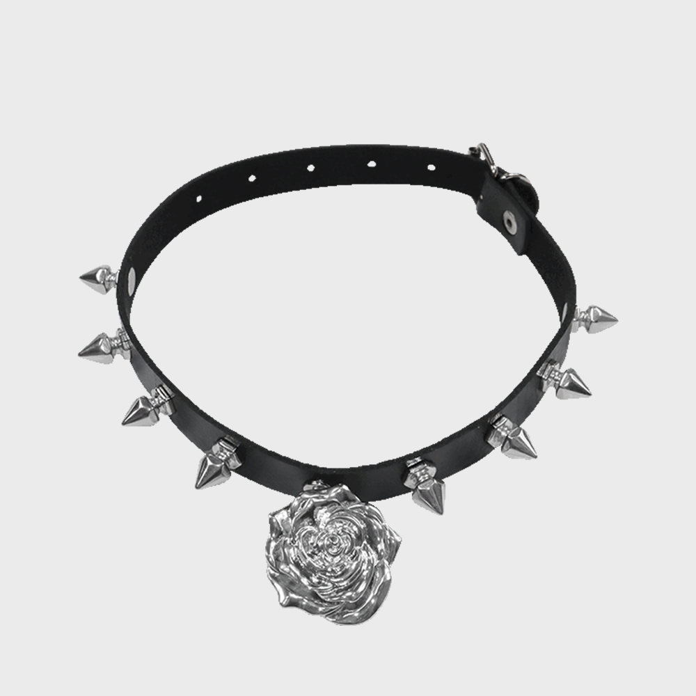 [허자보이에이씨씨] Rose punk choker