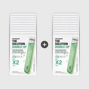 더페이스샵 10+10 더페이스샵 더 솔루션 더블업 모공마스크시트