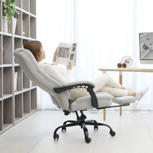 린백 리클라이너 사무실 컴퓨터 학생 게이밍 침대형 발받침 의자 LB62L