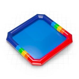 이동식 하프레인보우 에어수영장 에어풀장