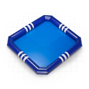 이동식 트리플라인 네이비 에어수영장 에어풀장