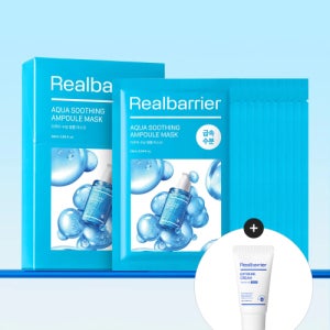 [리얼베리어] 아쿠아 수딩 앰플 마스크 10매 (증정 익스트림 크림 25ML) 5001100829