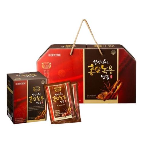 <b>일양</b>약품 <b>일양6년 홍삼 녹용 명품</b> 60mlX30포 선물세트