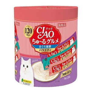 이나바 챠오츄르 버라이어티 참치 해산물 SC-211, 1.68kg, 1개