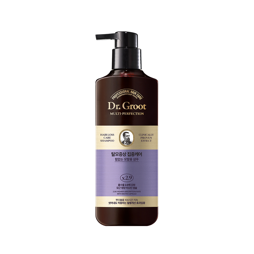 <b>닥터그루트</b> 탈모증상 집중케어 멀티퍼펙션 힘없는 모발용 삼푸 400ml, 1개