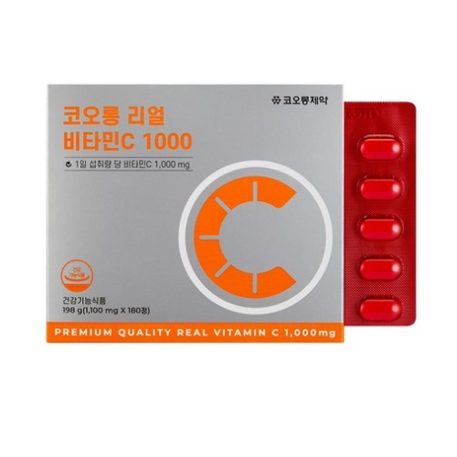 <b>코오롱</b>제약 <b>코오롱 리얼 비타민</b>C 1100mg x 180정, 1개