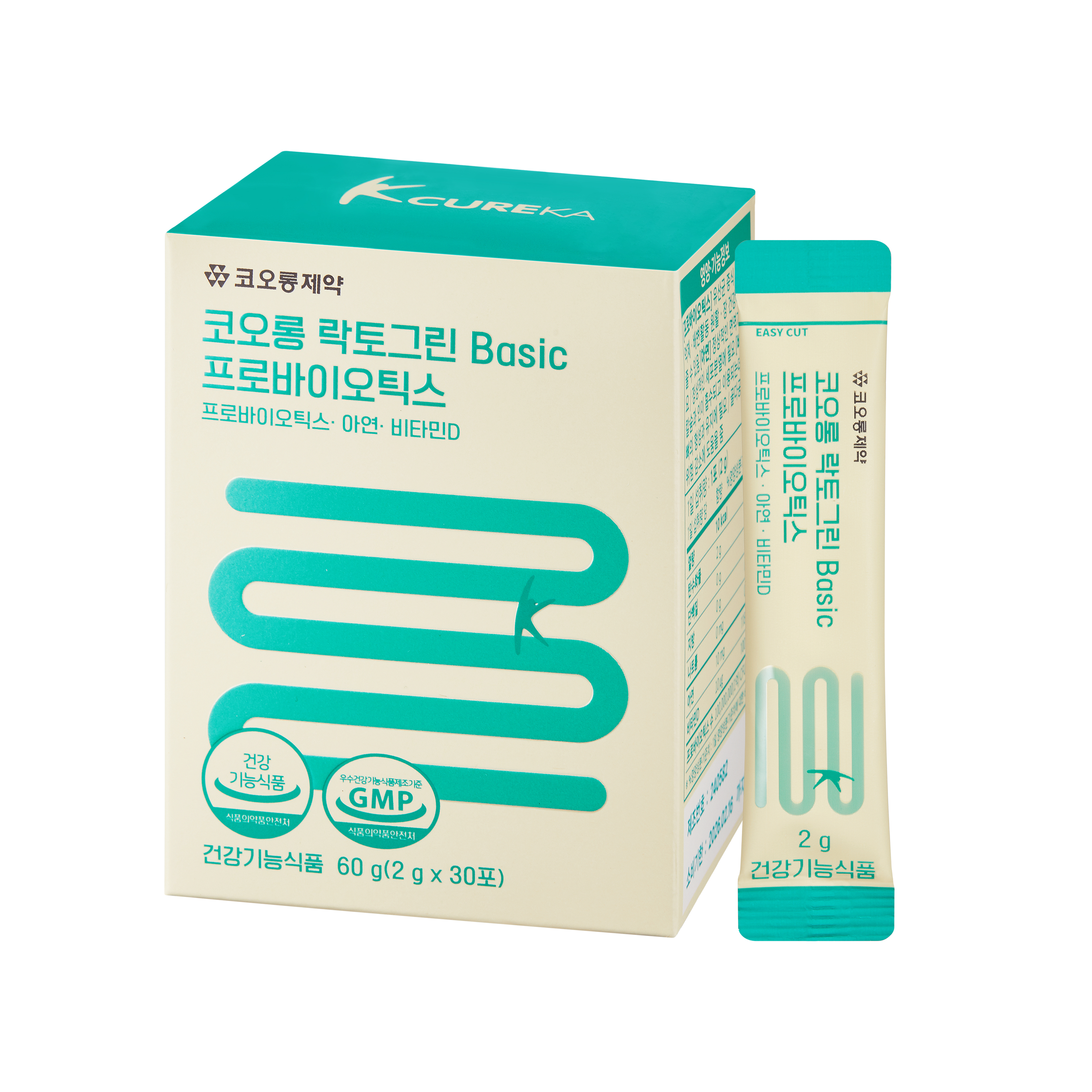 코오롱제약 코오롱 락토그린 Basic <b>프로바이오틱스</b> 2g x 30포 , 1개