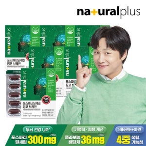 내츄럴플러스 포스파티딜세린 징코브레인 6박스(6개월분) / 기억력
