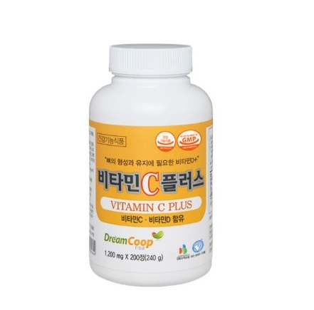 씹어먹는 비타민C 플러스 1200mg x 200정, 1개