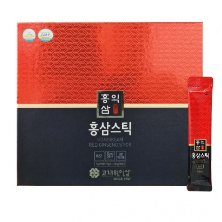 <b>고려원인삼</b> 홍익삼 <b>홍삼</b>스틱 10ml x 30스틱