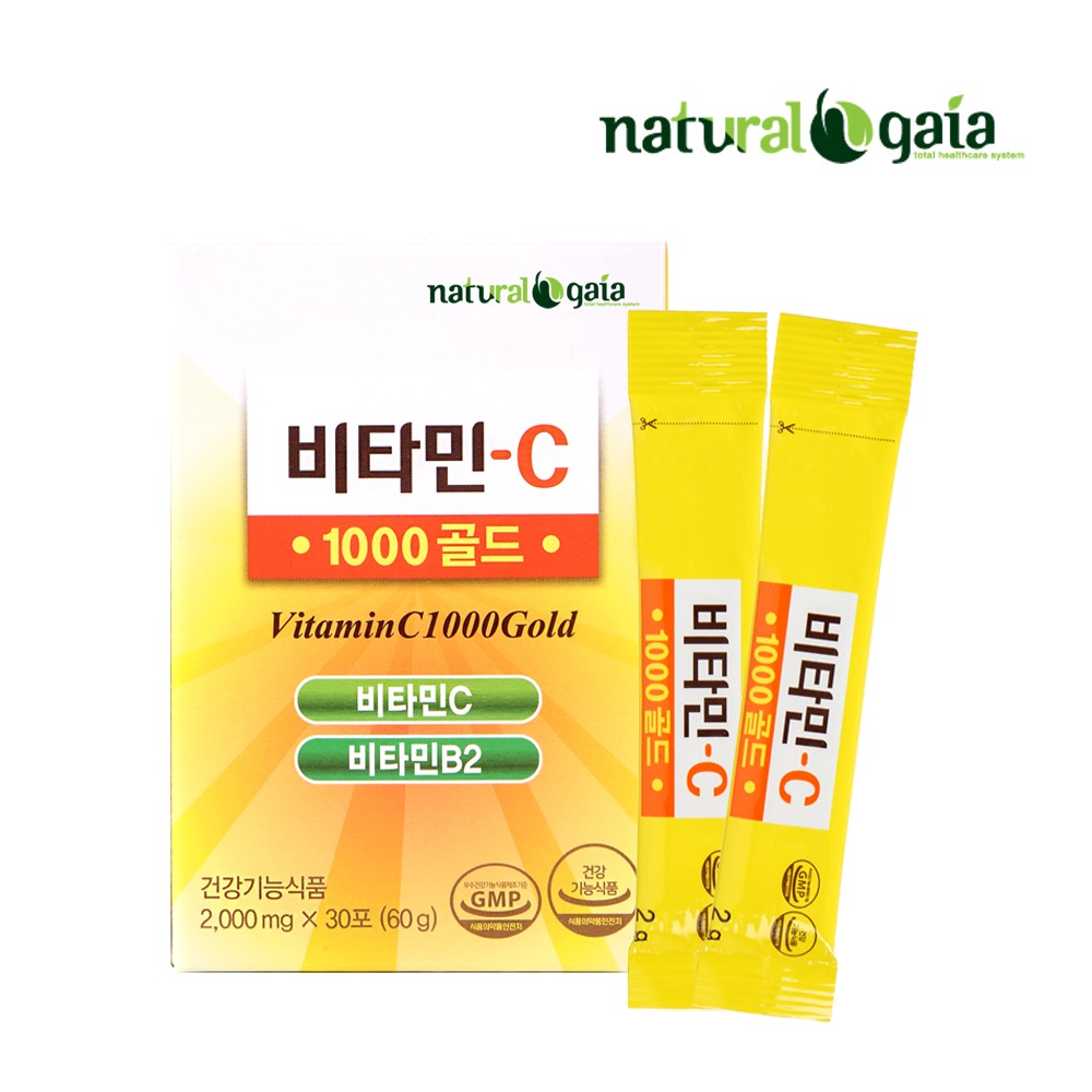 내츄럴<b>가이아</b> 비타민C 30포 비타민B2 1000골드 <b>에너지</b> 스틱