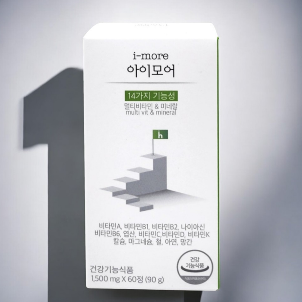 아이모어 어린이 멀티비타민 영양제 복숭아맛 1박스