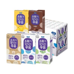 매일 소화가잘되는우유 오리지널/저지방 外 5종 190ml 48팩