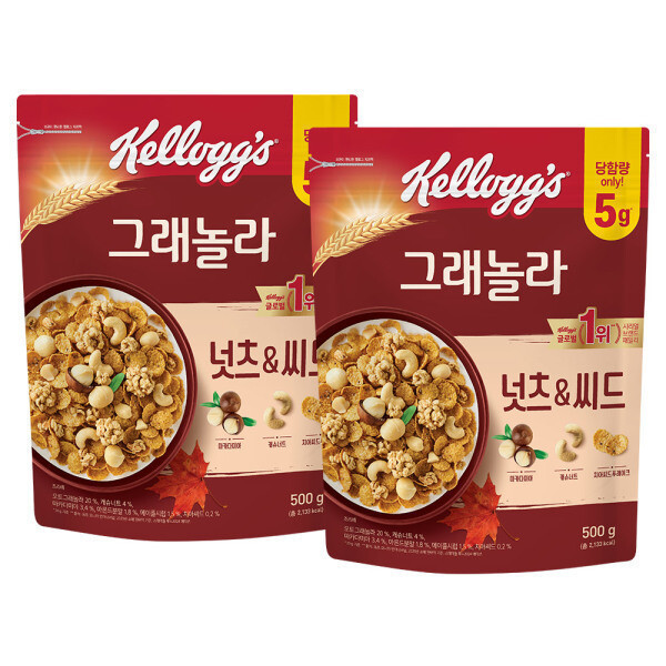 켈로그 시리얼 넛츠 앤 씨드 그래놀라
