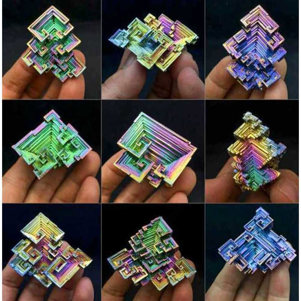 <b>비스무트</b>크리스탈 관상석 힐링젬 스톤 광물 무지개빛