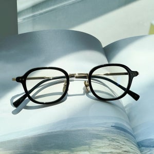 프로젝트프로덕트 안경 HM24 C1G 블랙 둥근사각 티타늄 안경테