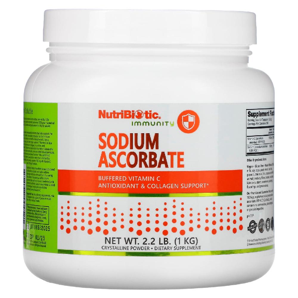 <b>뉴트리바이오틱</b> Immunity 아스코르브산 나트륨 결정질 분말 1kg(2.2lb)