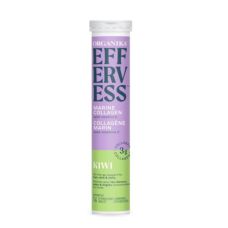 <b>오가니카</b> 타먹는 <b>콜라겐</b> 피지(Fizzy) <b>콜라겐</b> 워터 14정 키위