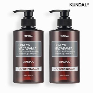 쿤달 허니&마카다미아 네이처 샴푸 500ml 2개 체리블라썸