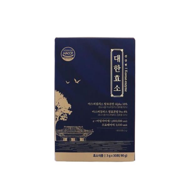 대한효소 역가수치 높은 소화 효소 30포 1개  90g