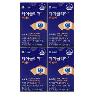 아이클리어 종근당 아이클리어 루테인 500mg x 30캡슐 x 4박스 /An