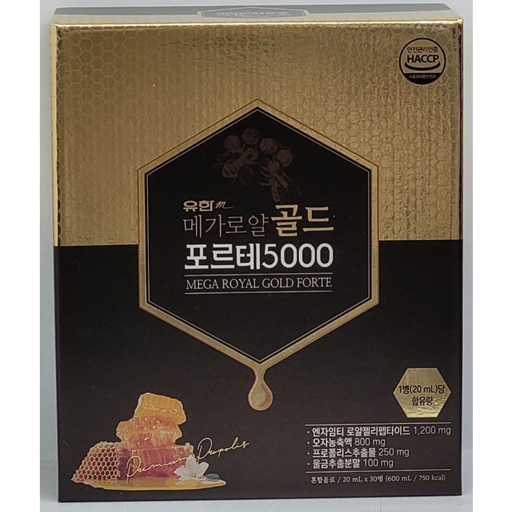 [유한메디카] 메가<b>로얄</b> <b>골드</b> 포르테 5000 (20ml x 30병)  1개
