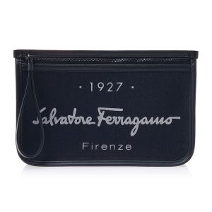 페라가모 남성 1927 시그니처 로고 클러치 24 0971 0757845 NERO