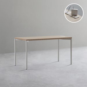데스커 1400x600 노트북 책상 DSAD614P  화이트+화이트