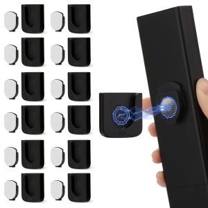 8/12개 자석 원격 제어 홀더 벽걸이, 혁신적인 슬롯 디자인으로 집과 사무실의 조직을 간편하게, 리모컨 정리 및 고정