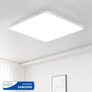 LED 리튼 거실등 100W (완판) / 슬림 모던 삼성칩 엘이디 20평대 빠른설치 주광색