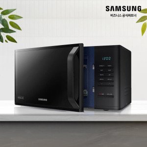 삼성전자 세라믹 전자레인지 23L MS23C3513AK 원룸 오피스텔 주방 블랙 (소상공인제품)/