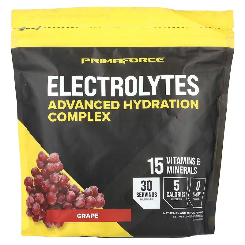 프리마포스 Electrolytes 이드레이션 컴플렉스 패킷 포도맛 전해질 드링크믹스 수분 <b>운동</b>중 더운날씨 스포츠 음주<b>전후</b>  1개