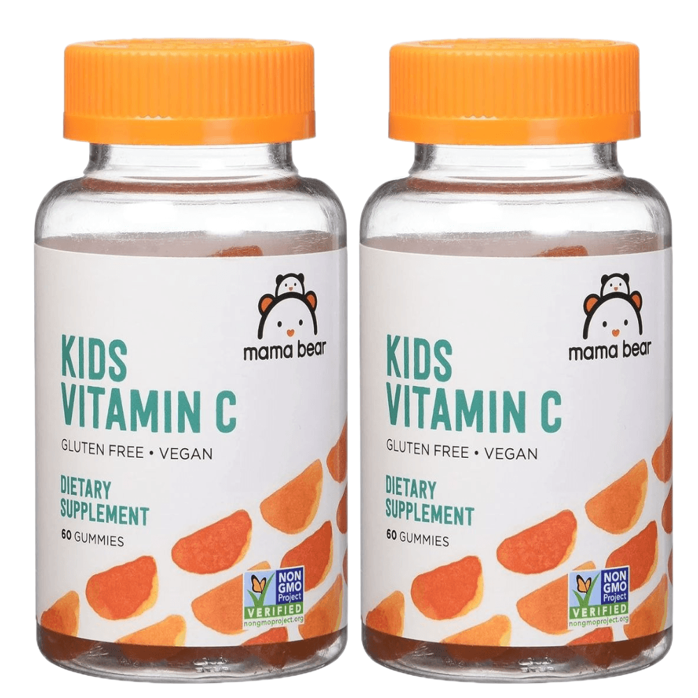 마마베어 어린이 <b>비타민C</b> 오렌지맛 60구미 X 2병