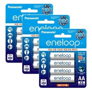 에네루프 파나소닉 에네루프 2000mAh 12알 AA충전지 건전지